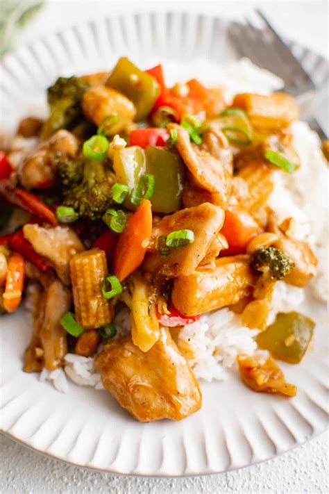 Hunan Chicken - The Forked Spoon