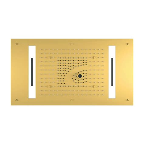Colston Multi Flow Overhead Showers GEMINI MX GL - Gold on Decure.in