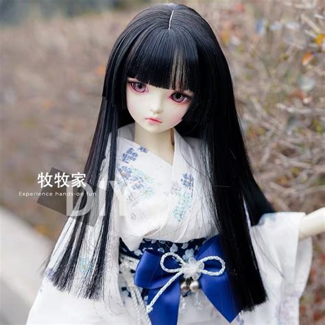 新品 BJD用ウィッグ SD/MSD/YSDサイズ 和風 オーダー ドール用 球体関節人形用 女 人形 | POPINGBI BJD