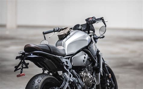 Download wallpaper 1920x1200 motorcycle, rear view, wheels, gray ...