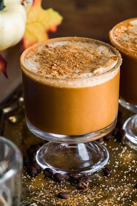 Pumpkin Spice Martini Recipe - The Fit Peach