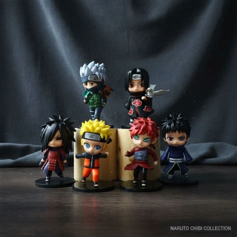 Naruto Chibi Action Figure (8 Characters) | Anime Collectible Figurine ...