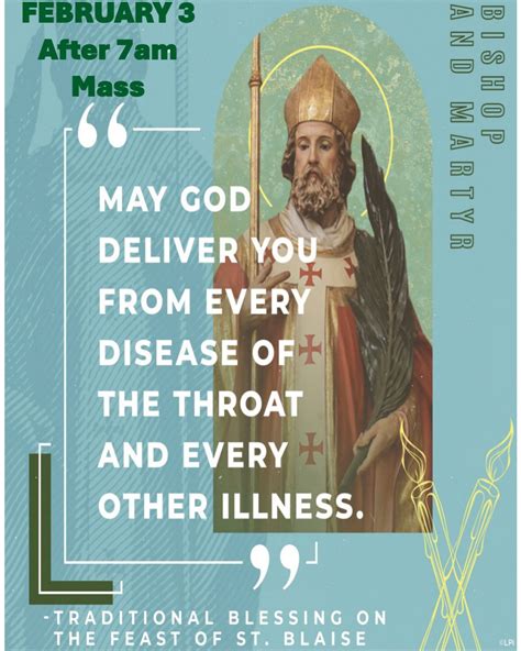 2/3 St. Blaise Feast Day – ST. BARNABAS CHURCH