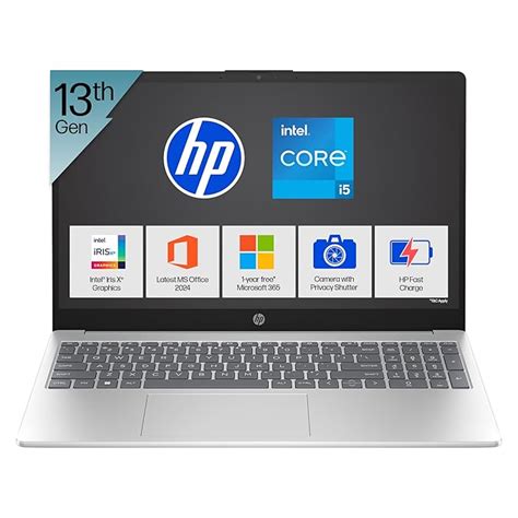 HP 15, 13th Gen Intel Core i5-1334U (8GB DDR4, 512GB SSD), Anti-Glare ...