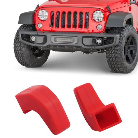 Dkmght Factory Bumper Tow Hook Covers For Jeep Wrangler Jk | Desertcart ...