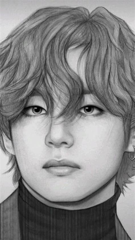 Pin by SylGia on BTS ♡ 방탄소년단 | Pencil sketch images, Easy drawings sketches, Bts drawings jk