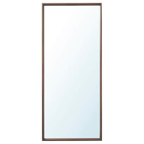 NISSEDAL mirror, walnut effect, 65x150 cm (255/8x59") - IKEA