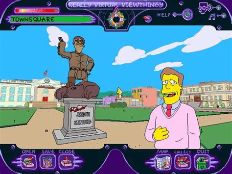 Image result for The Simpsons Virtual Springfield Game