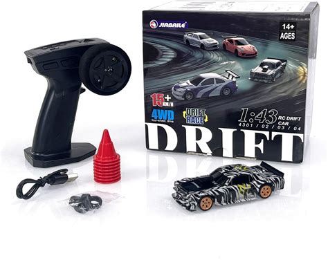 Amazon.com: TOUCAN RC HOBBY 1/43 Radio Control Drift Car 4WD RC 2.4g Mini Race Car Toy High ...