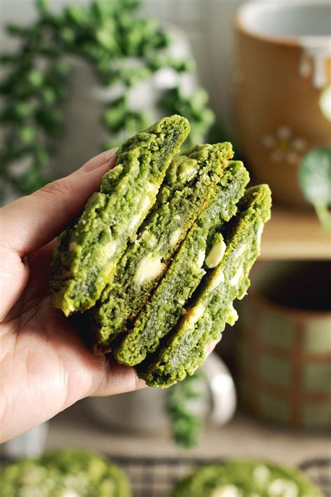 White chocolate matcha cookies – Artofit