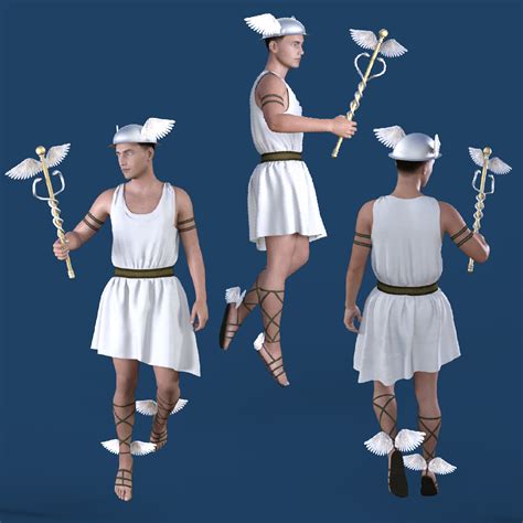 Hermes Greek God Costume