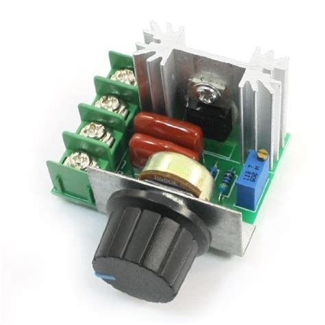 2000W SCR Electronic Dimmer Speed Temperature Adjustment Controller ...