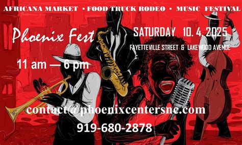 Phoenix Fest Music Festival & Food Truck Rodeo, 908 Fayetteville St ...