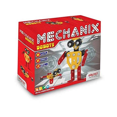 Buy Mechanix Robots,DIY Stem and Education Metal Construction Set, for ...