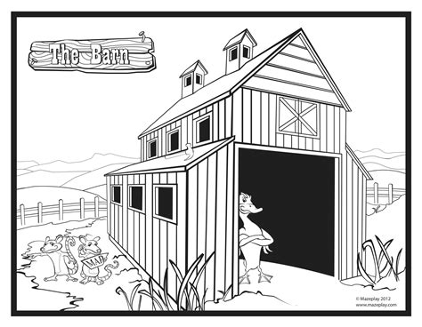 Barn Coloring Pages at GetColorings.com | Free printable colorings ...