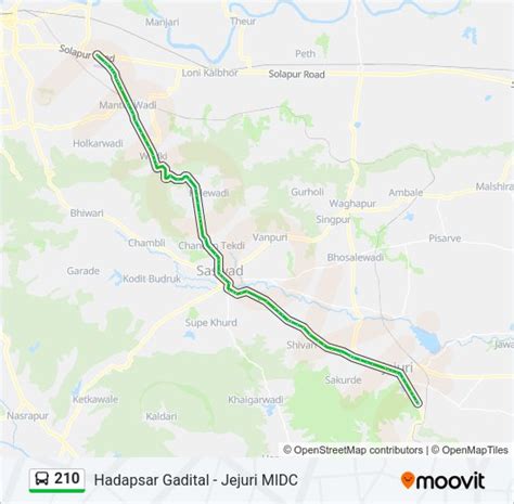 210 Route: Schedules, Stops & Maps - Hadapsar Gadital (Updated)