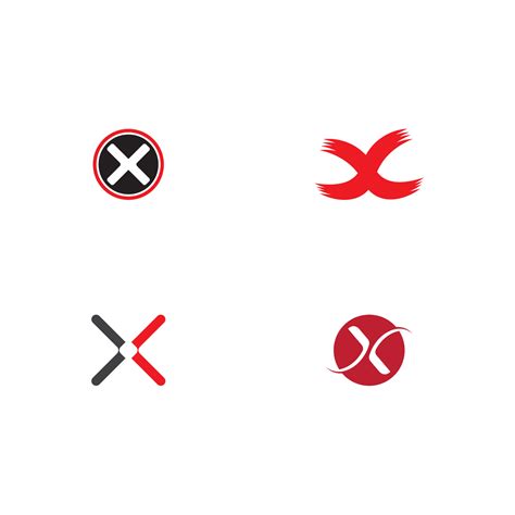 Letter x symbol abstract logo vector image 15033986 Vector Art at Vecteezy - Letter X Symbol
