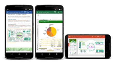 Microsoft aggiorna la suite Office per Android