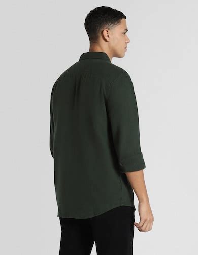 Buy American Eagle Men Green Fireside Flannel Shirt Online - 39733728