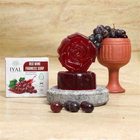 IYAL INDIA - Red Wine Fairness Soap (Brighter and Clear Skin)