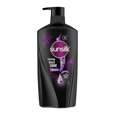 Buy Sunsilk Stunning Black Shine Shampoo, 650 ml Online at Low Prices ...