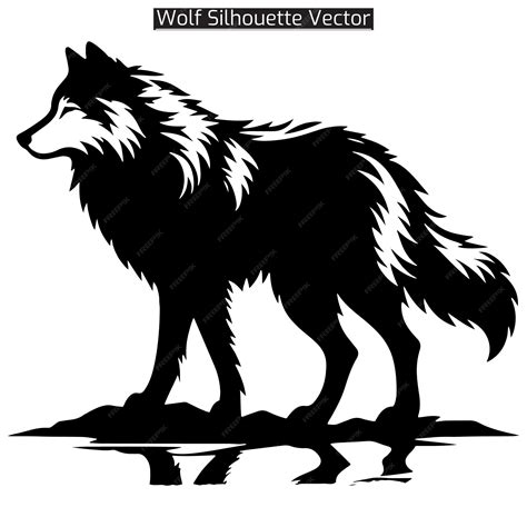 Premium Vector | Set of Wolf silhouettes Wolf silhouette isolated