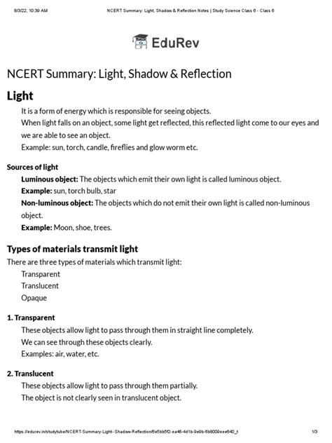 Chapter 12 Light Shadow and Reflection Class 6 Science 的图像结果