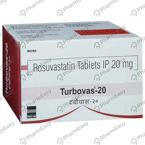 Turbovas 20 MG Tablet (15): Uses, Side Effects, Price & Dosage | PharmEasy