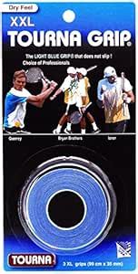 Tourna Grip XXL Original Dry Feel Tennis Grips (3/Roll Pack) : Amazon ...