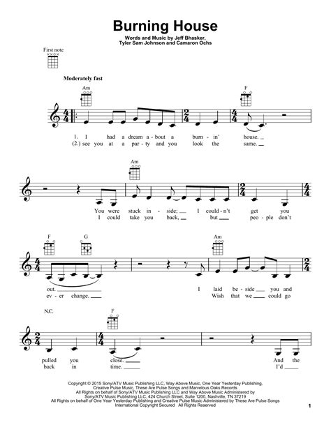 Burning House by Cam - Ukulele - Guitar Instructor