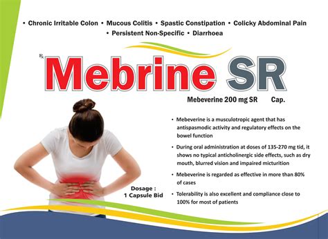 Mebrine SR | Mebeverine 200 mg SR Cap.