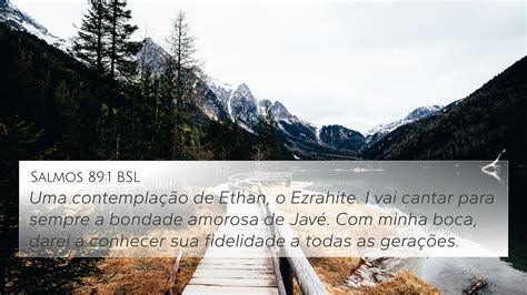Salmos 89:1 BSL 4K Wallpaper - Uma contemplação de Ethan, o Ezrahite. I vai