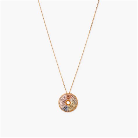 Cosmic Spectrum Pendant and Chain