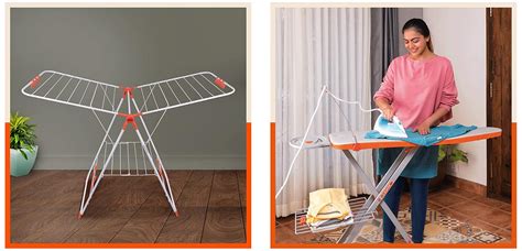 Bathla X-Pres Ace - Large Foldable Ironing Board for Home & Mobidry Neo ...