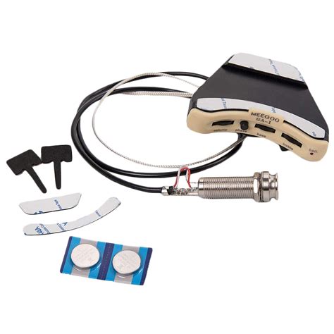 Buy Acoustic Guitar Soundhole Preamp Piezo 3 Band Pickup Eq With ...