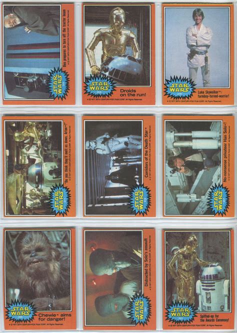Lot Detail - 1977 Topps Star Wars Complete Set of (330) Cards and (55 ...