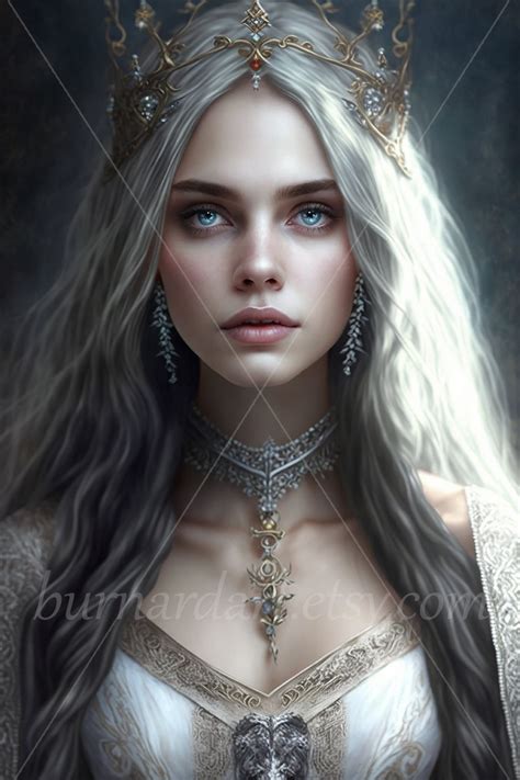 Medieval Princess Digital Download Middle Ages Monarch Royalty Fantasy ...
