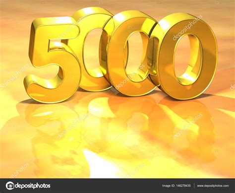Imágenes: del numero 5000 | 3D gold Ranking número 5000 en fondo blanco ...