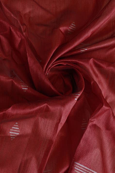 Buy Maroon Silk Geometric Woven Design Saree 65132 Online | Karagiri