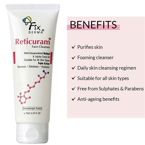 Buy FIXDERMA RETICURAM FACE CLEANSER 75ML Online & Get Upto 60% OFF at ...