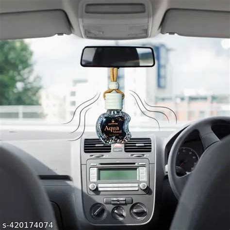 Car Freshener Aqua Mood with Essential Oils Fragnance in Glass Bottle ...