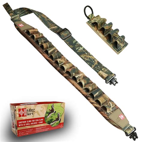 Shotgun Sling 12 Gauge With 15 Shell Holders Comfortable Padded ...