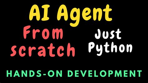 Image result for Create a Sample Ai Agent in Python