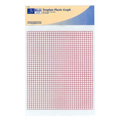Plastic Graph Template - 7mm Grid