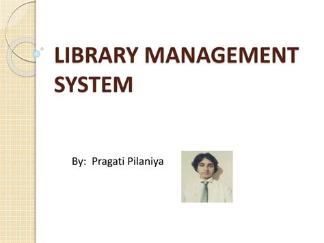 Image result for Library Management System Mini Project PPT