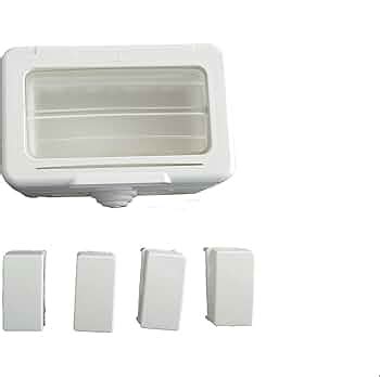 EPIC PVC 4 Module Waterproof Gang Box with 4 6A Switch (White) - Price ...