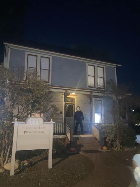 Visited the original Myers house in Pasadena and Michael was waiting ...