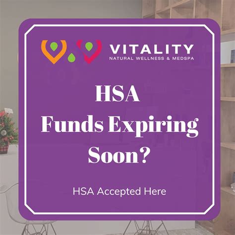 Vitality Natural Wellness and Medspa on LinkedIn: Do your HSA funds expire at the end of the ...