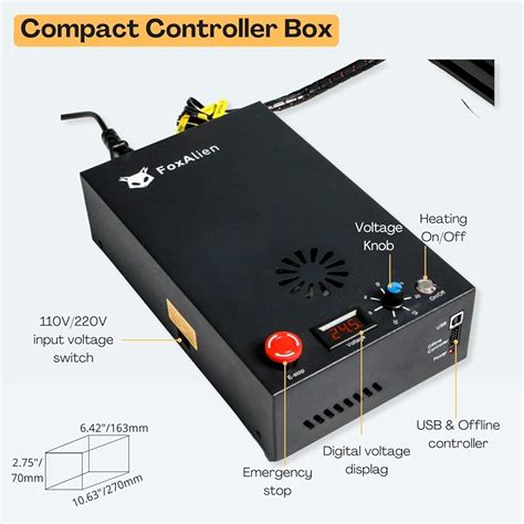 FoxAlien HW40 CNC Hot Wire Foam Cutter, Thermocut India | Ubuy