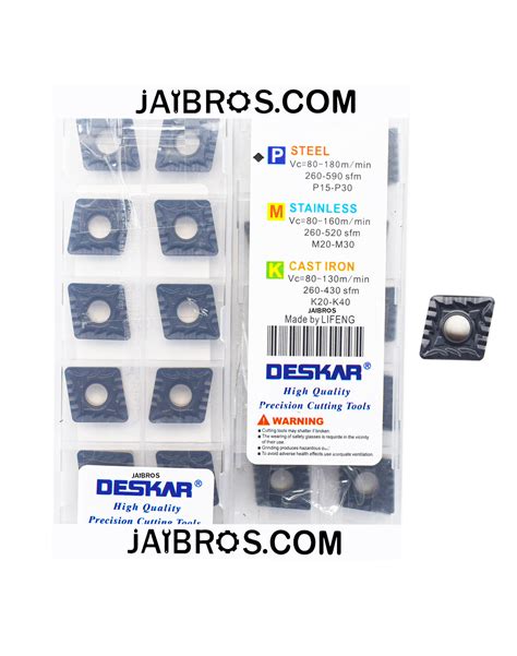 Deskar CNMG120408/12 CQ LF9218 steel and stainless steel grade insert ...